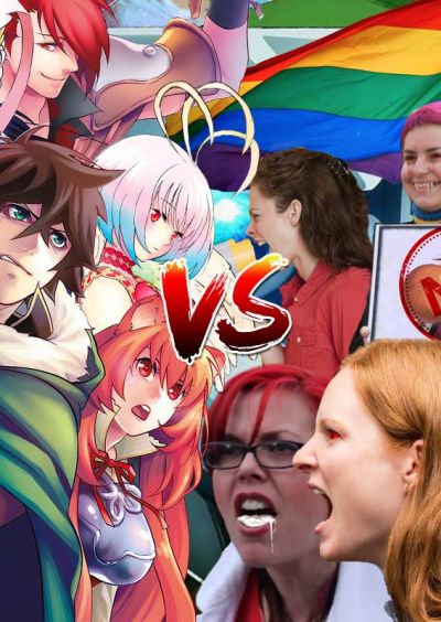 Постер аниме Восхождение феминисток против Героя Щита